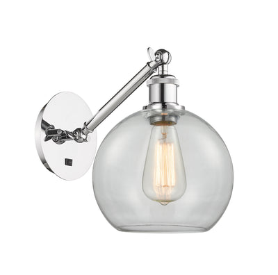Ballston Sconce Cast Brass Steel Glass