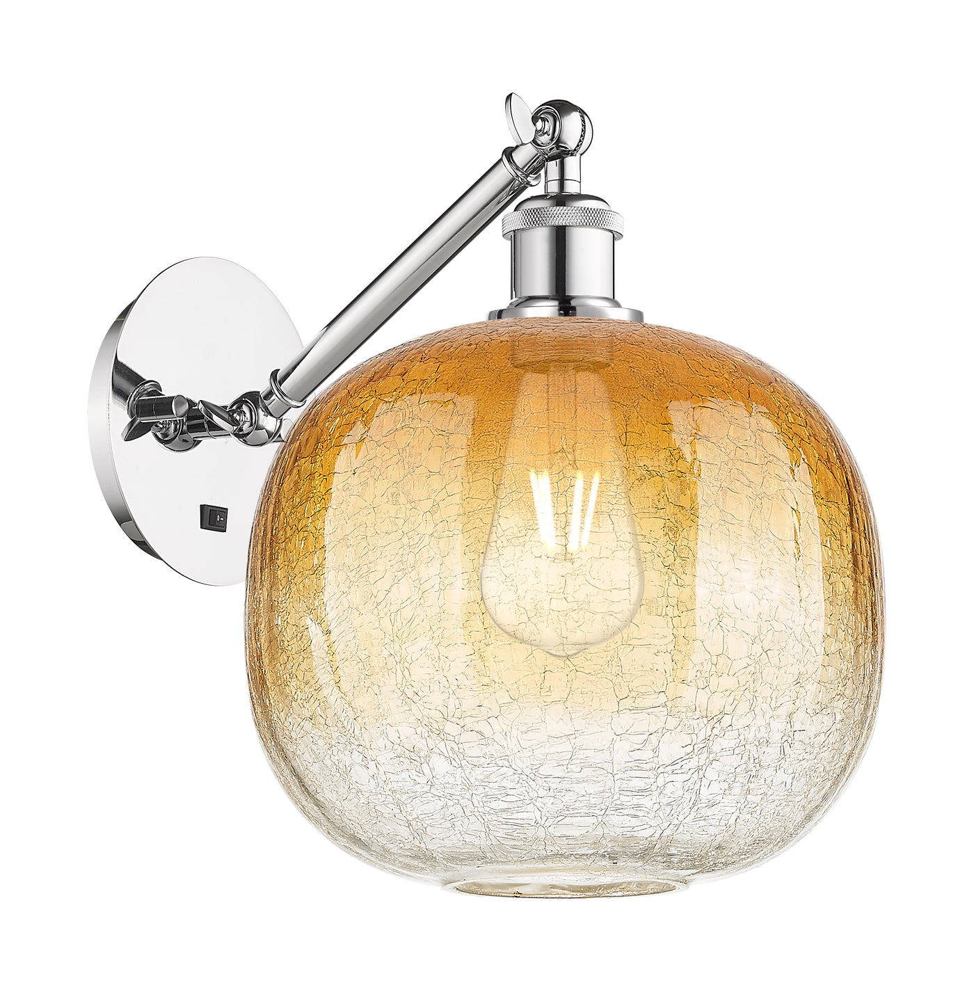 Ballston Sconce Cast Brass Glass Steel