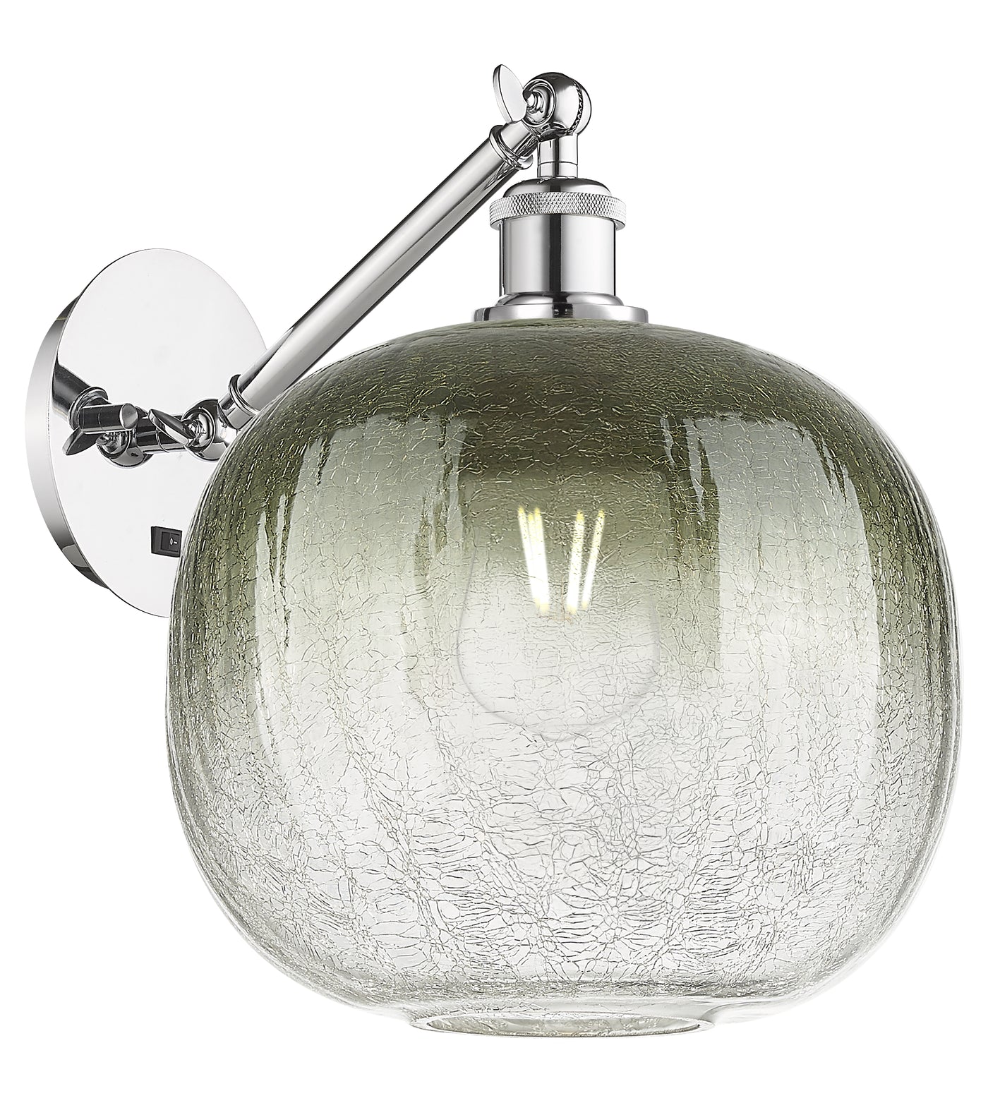 Ballston Sconce Cast Brass Glass Steel
