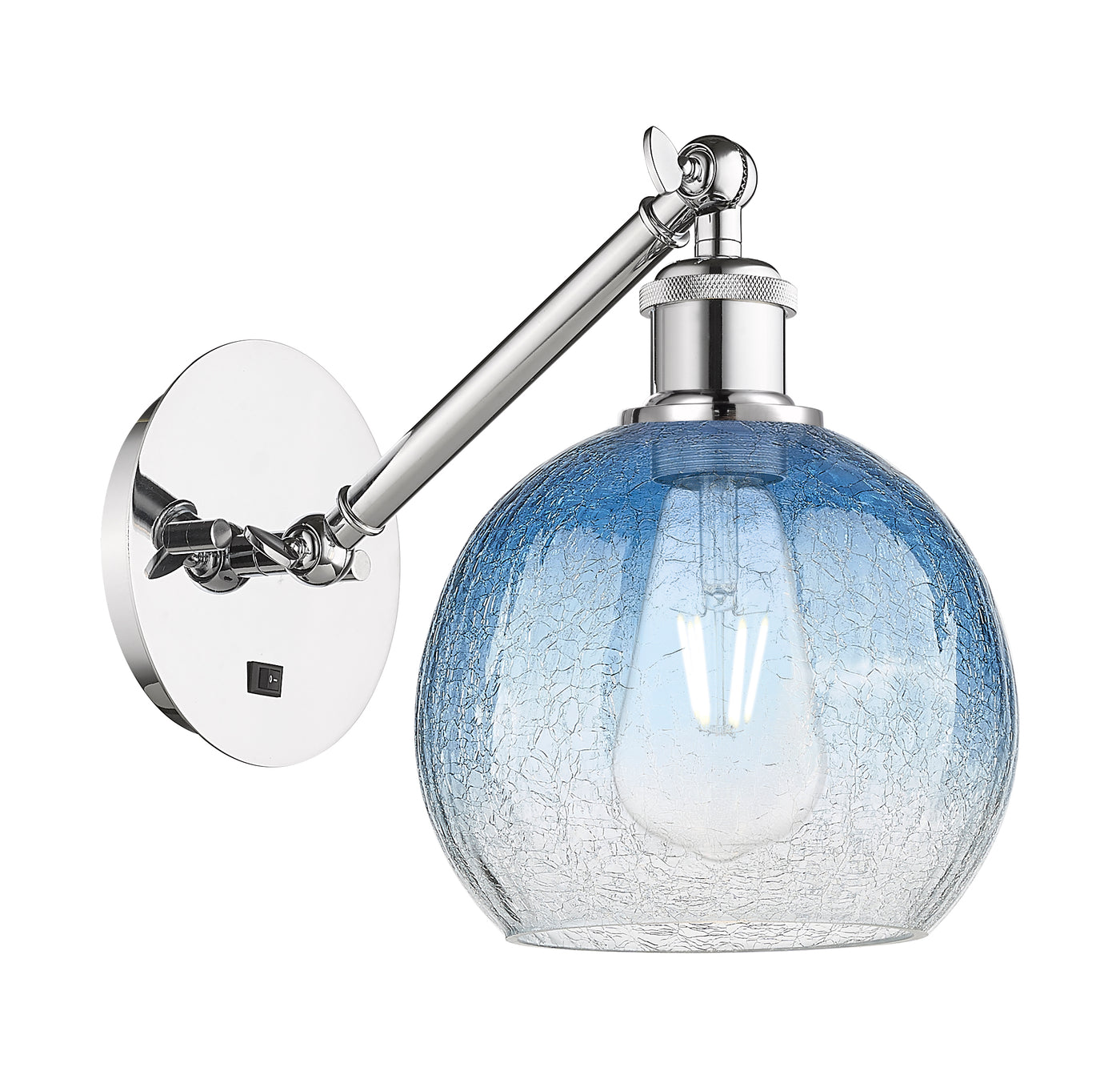 Ballston Sconce Cast Brass Glass Steel