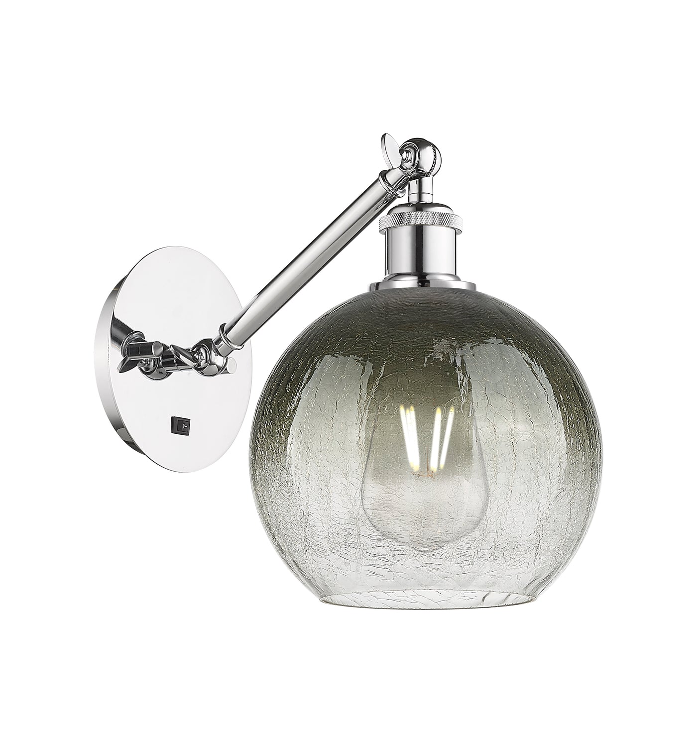Ballston Sconce Cast Brass Glass Steel