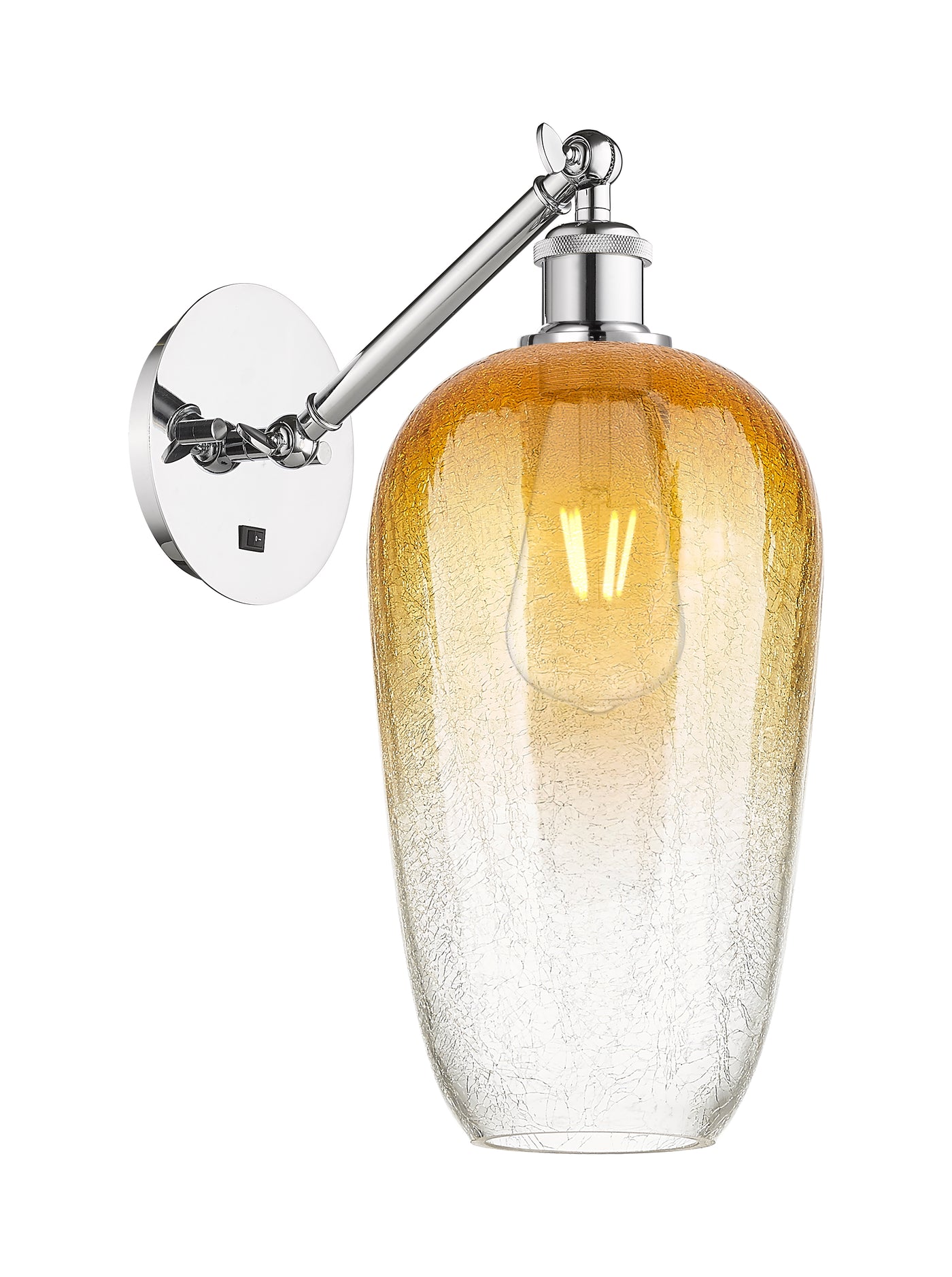 Ballston Sconce Cast Brass Steel Glass
