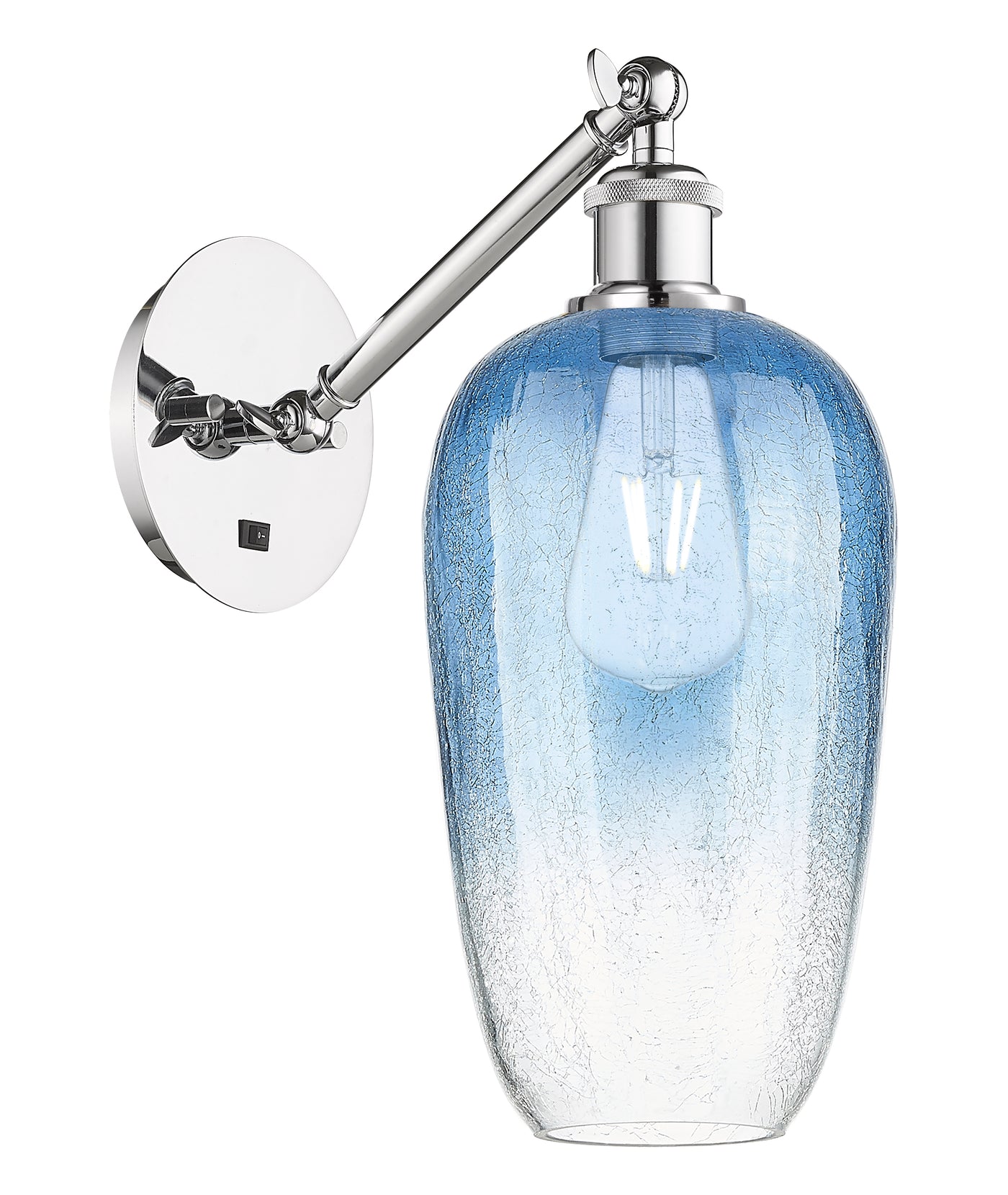Ballston Sconce Cast Brass Steel Glass