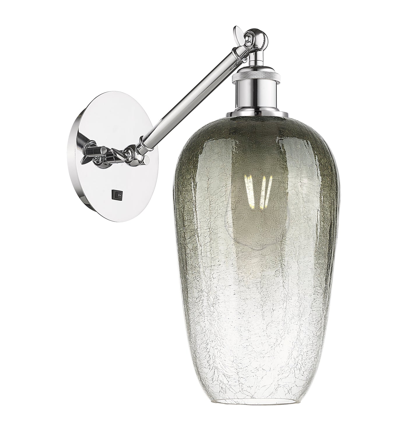Ballston Sconce Cast Brass Steel Glass
