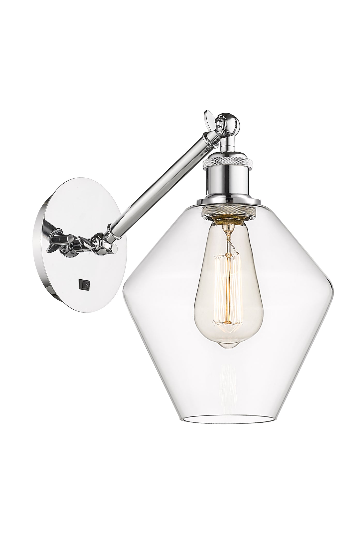 Ballston Sconce Cast Brass Glass Steel