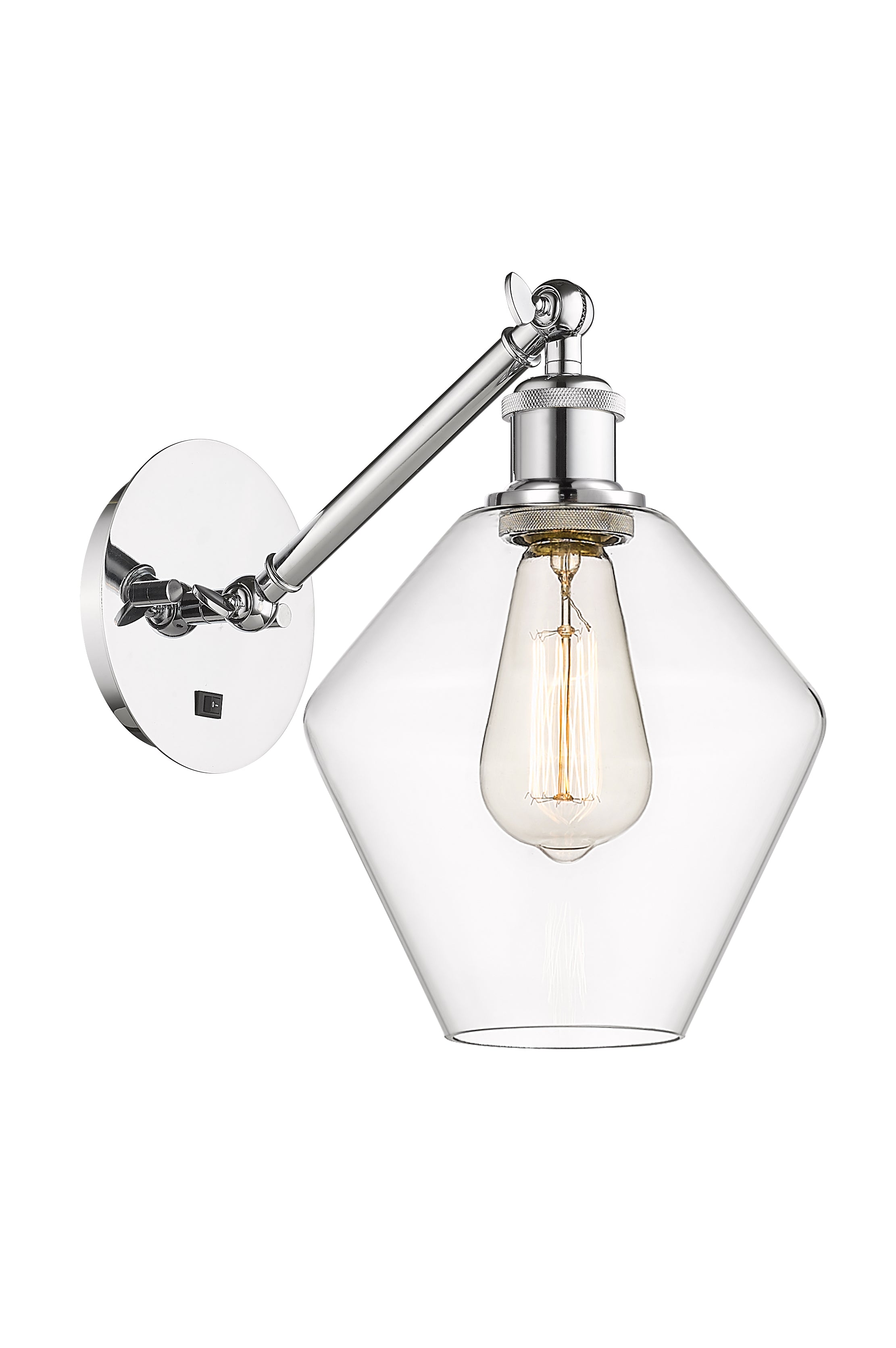 Ballston Sconce Cast Brass Glass Steel