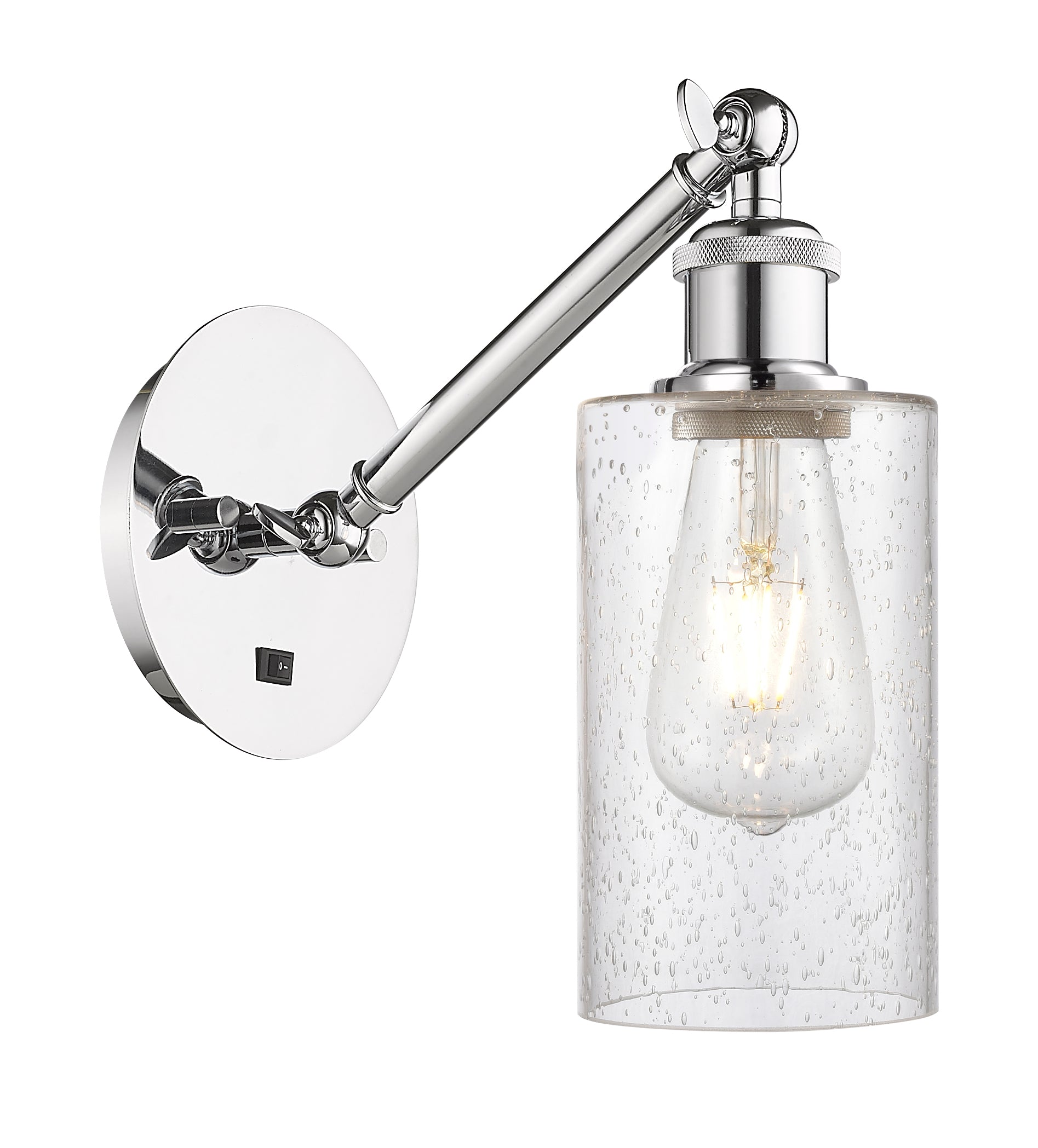 Ballston Sconce Cast Brass Steel Glass