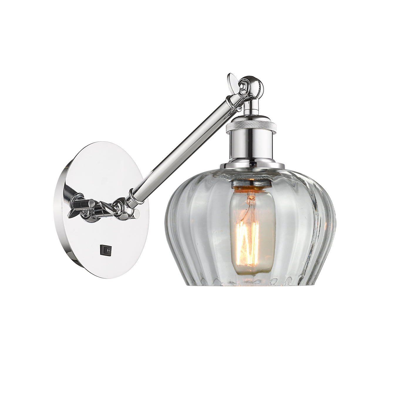 Ballston Sconce Cast Brass Glass Steel