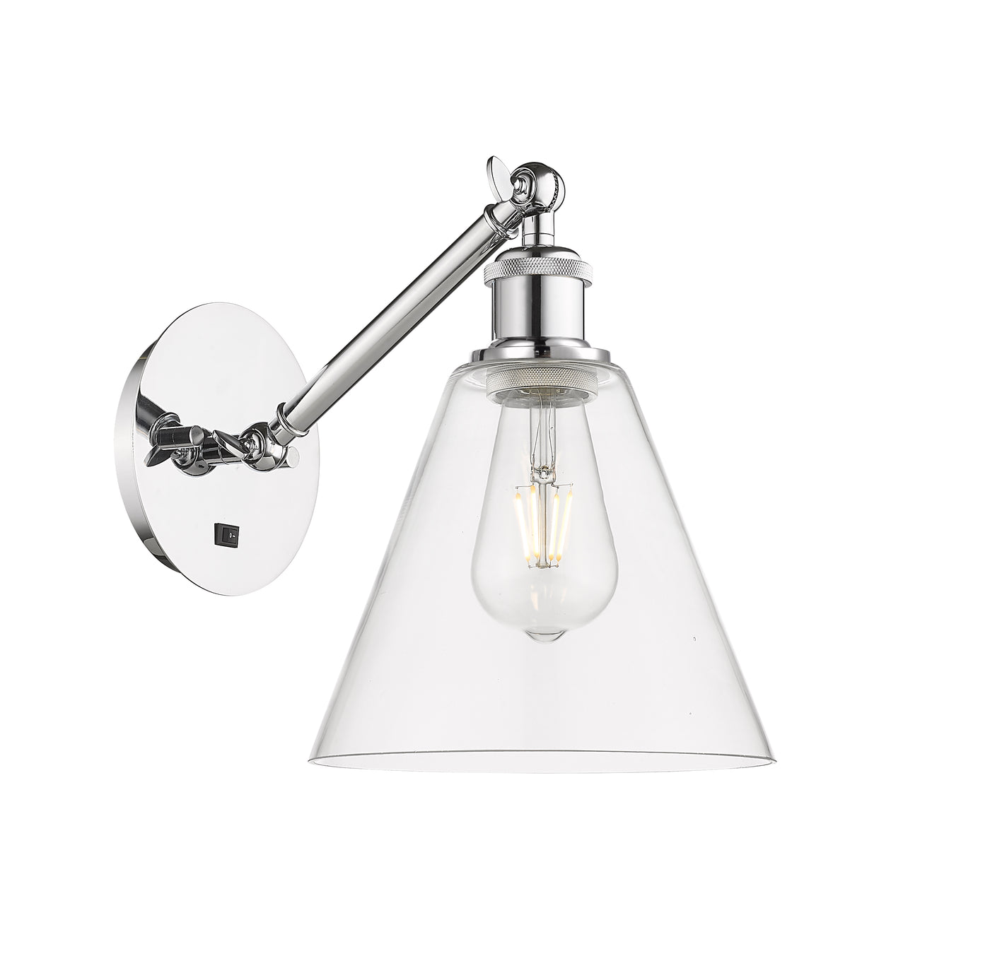 Ballston Sconce Cast Brass 6.5 Inch Width