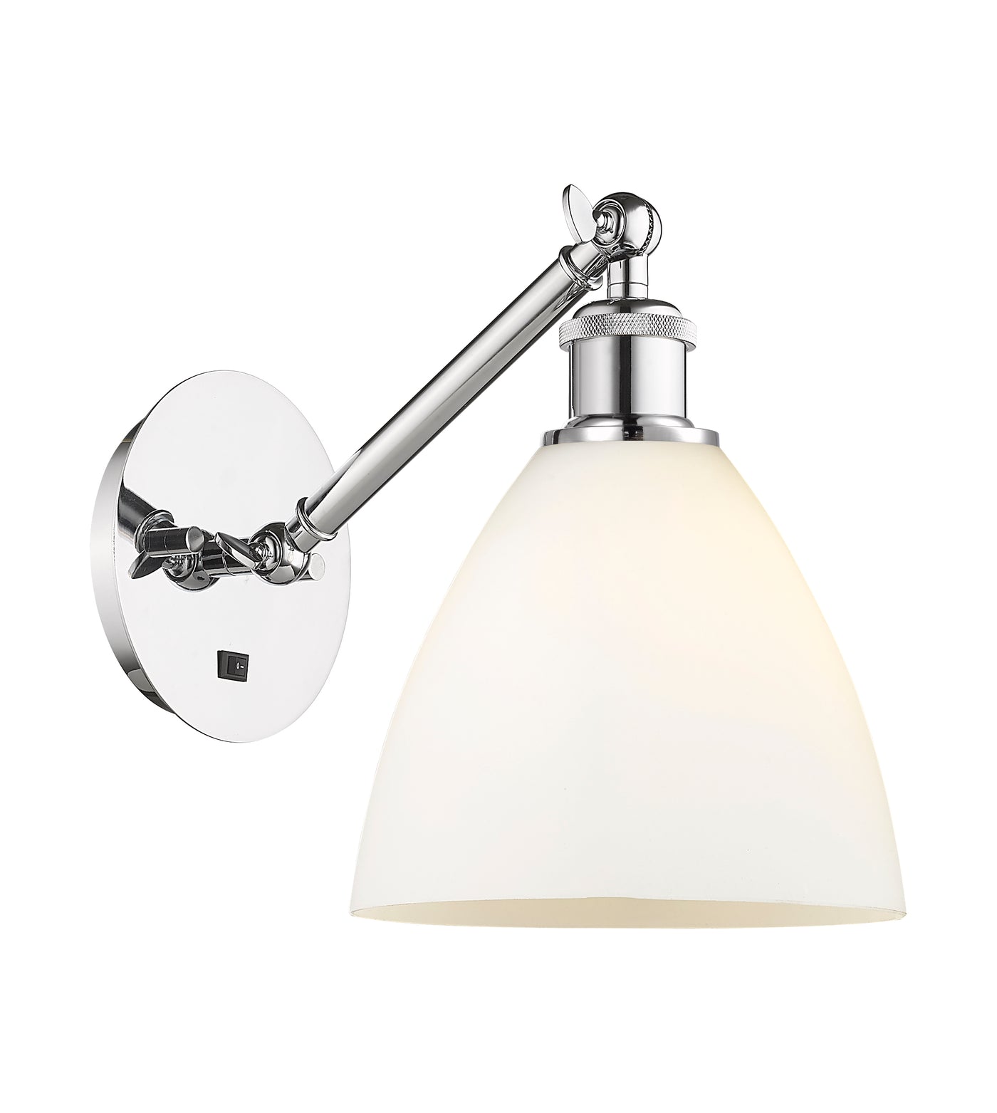 Ballston Glass Sconce Cast Brass Steel