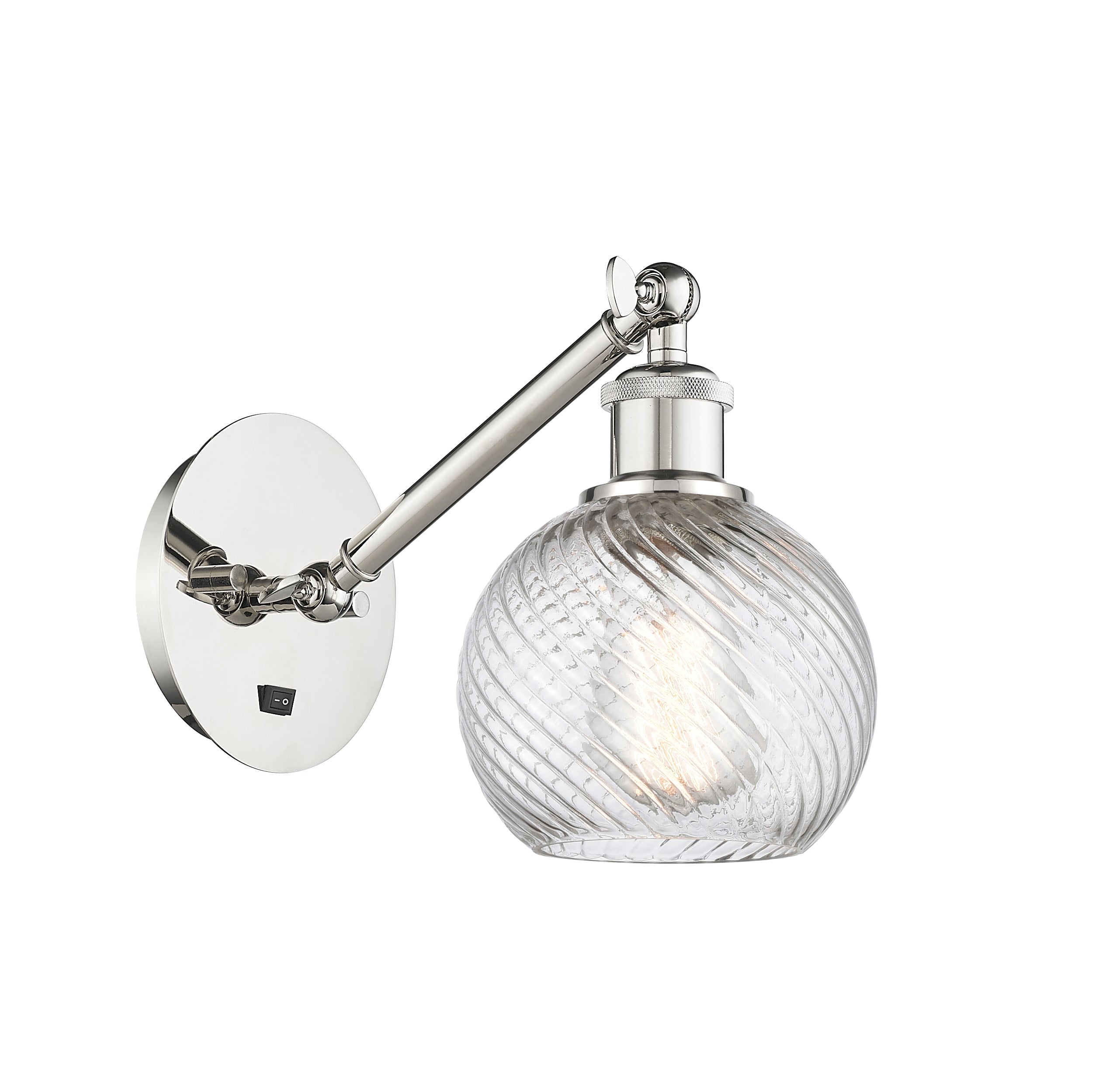 Ballston Sconce Cast Brass Steel Glass
