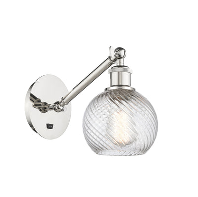 Ballston Sconce Cast Brass Steel Glass