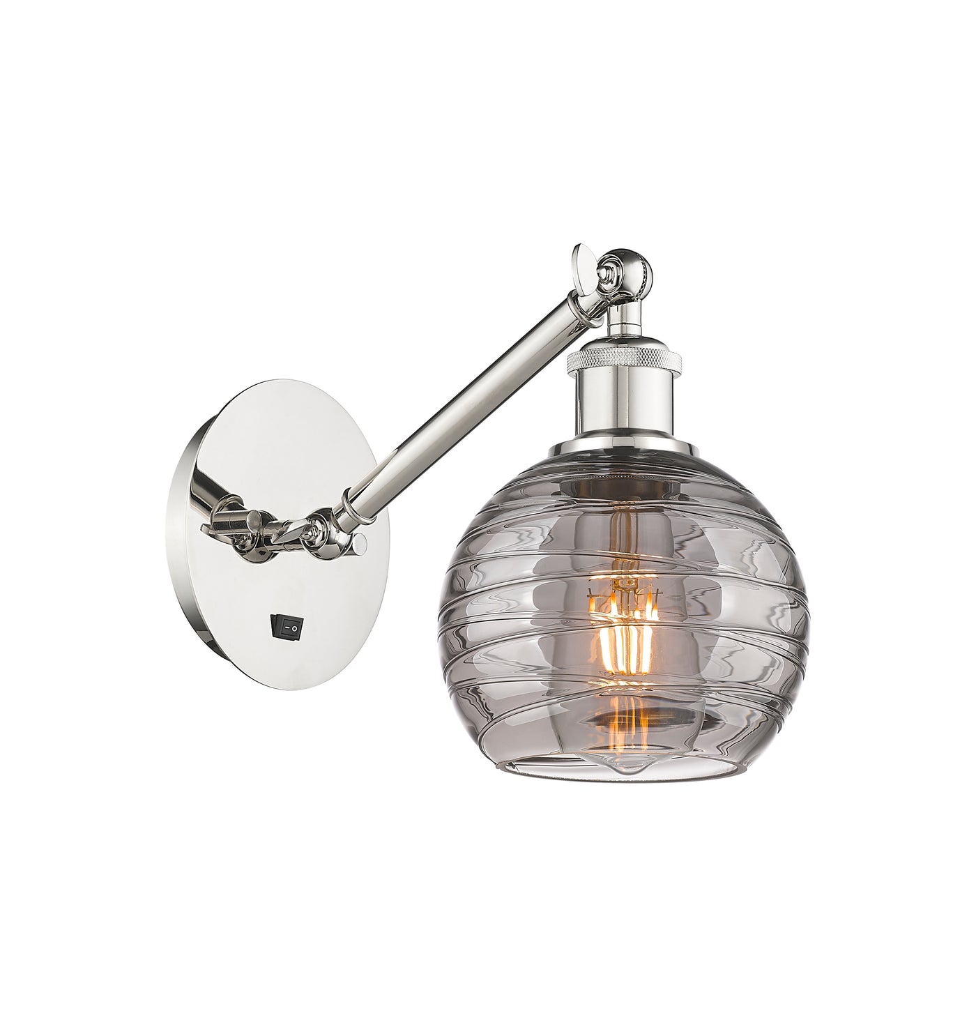 Ballston Sconce Cast Brass Glass Steel