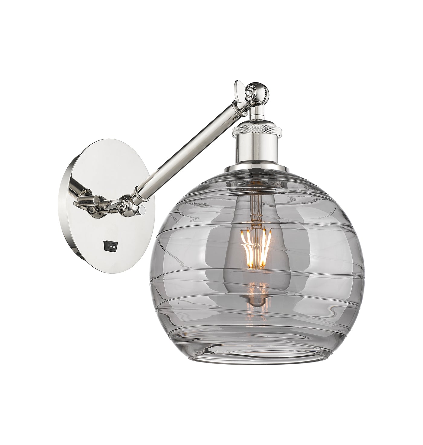 Ballston Sconce Cast Brass Swirl 8.125