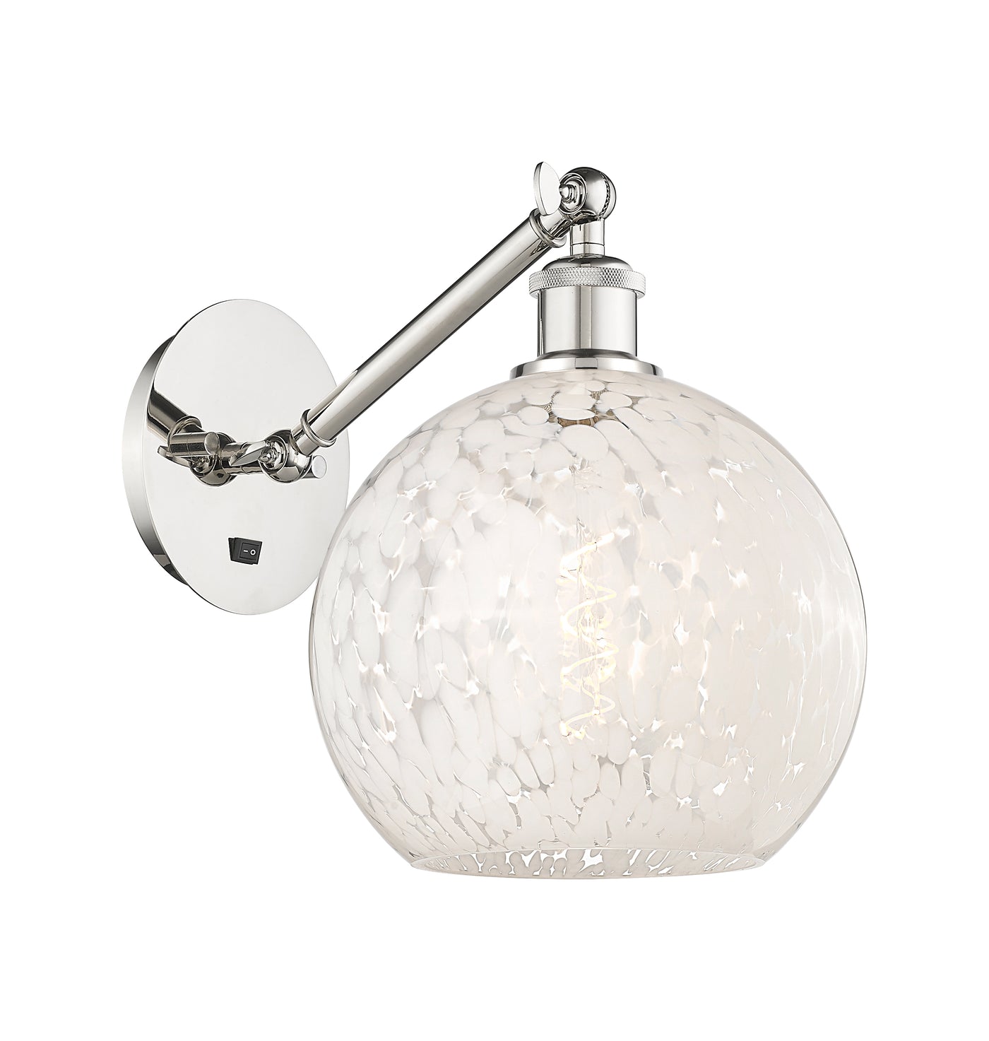 Ballston Sconce Cast Brass Glass Steel
