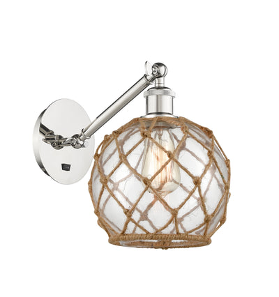Ballston Sconce Cast Brass Steel Glass