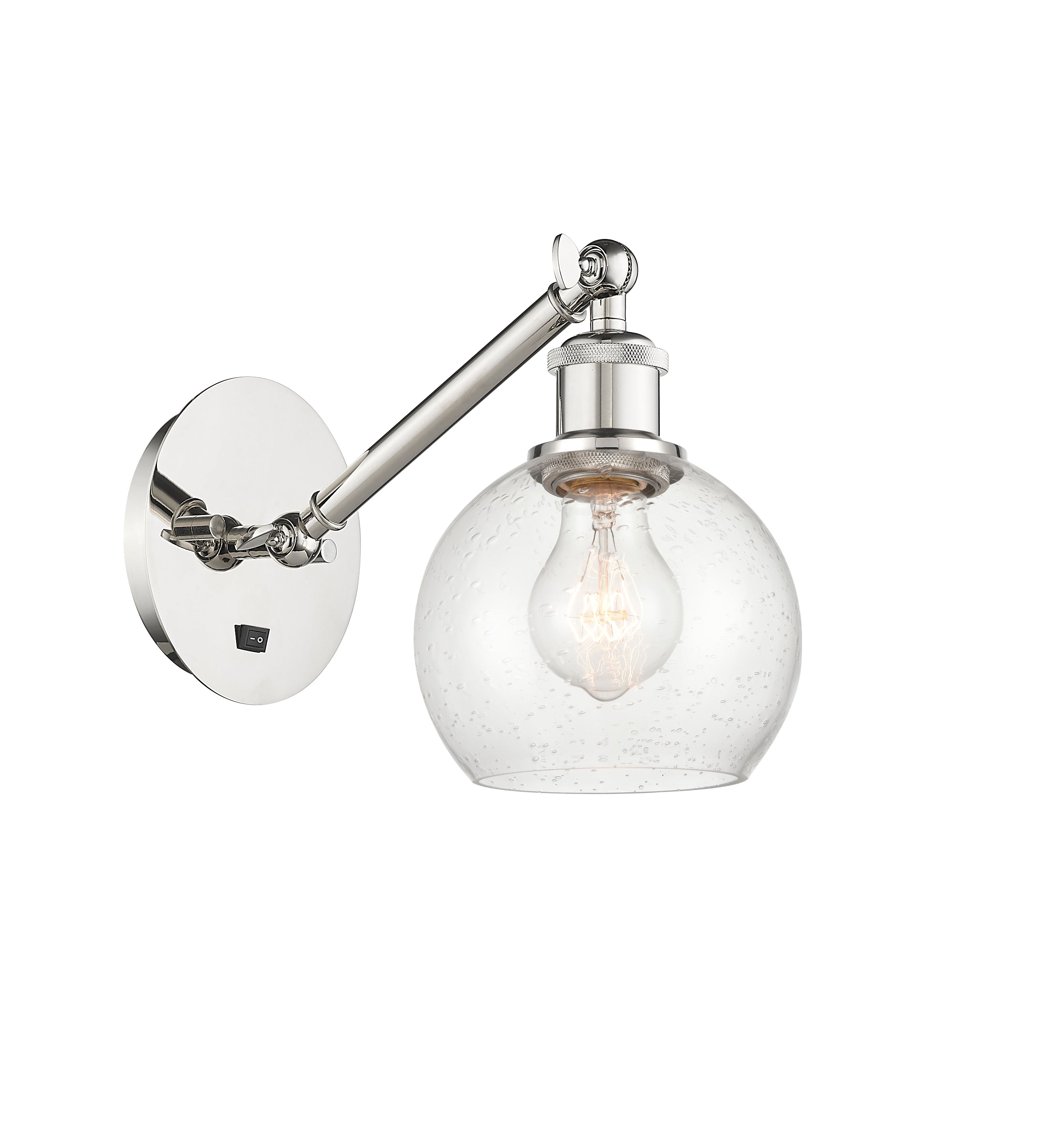Ballston Sconce Cast Brass Steel Glass