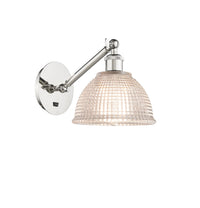 Ballston Sconce Cast Brass Steel Glass