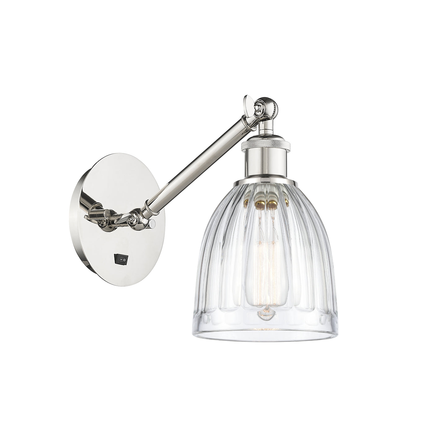 Ballston Sconce Cast Brass 8 Inch