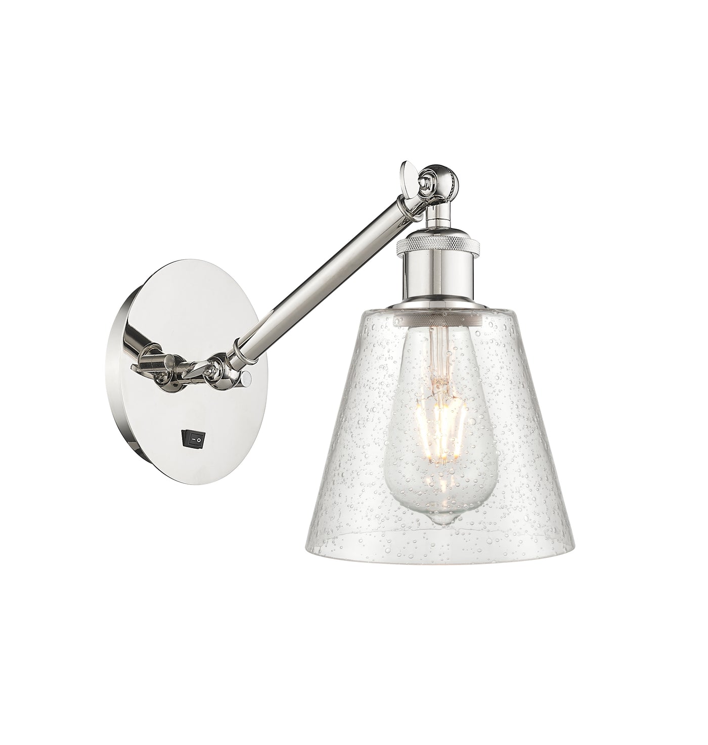 Ballston Sconce Cast Brass With Glass