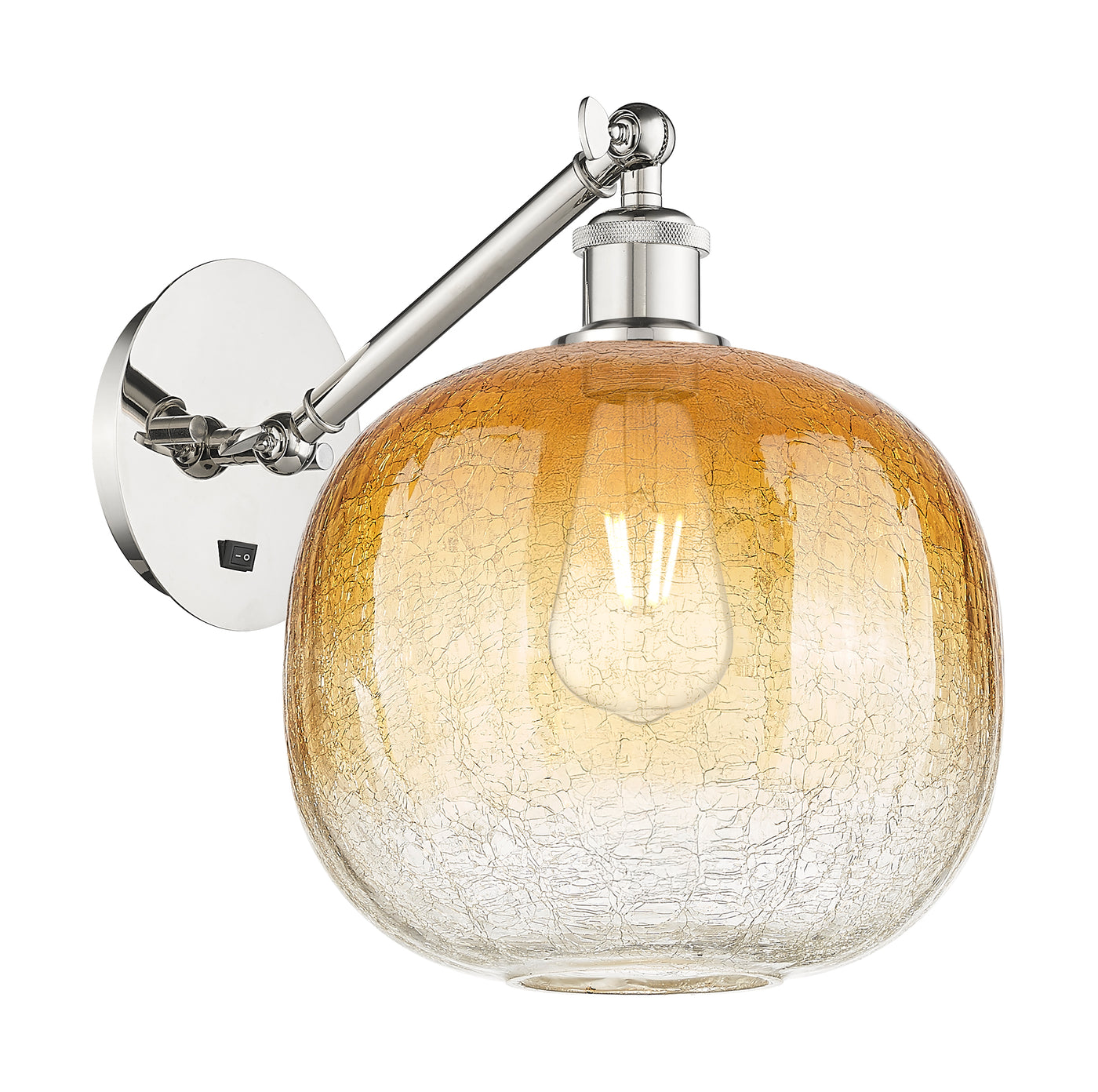 Ballston Sconce Cast Brass Glass Steel