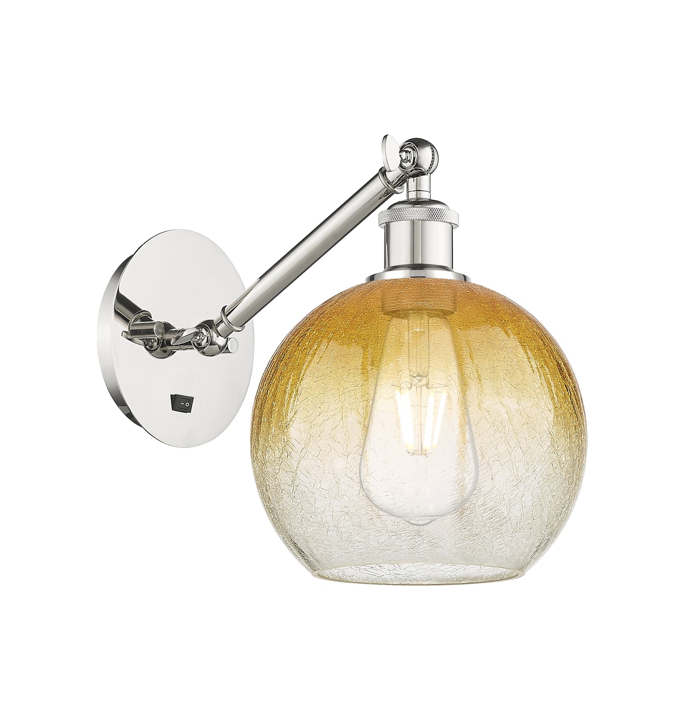 Ballston Sconce Cast Brass Glass Steel