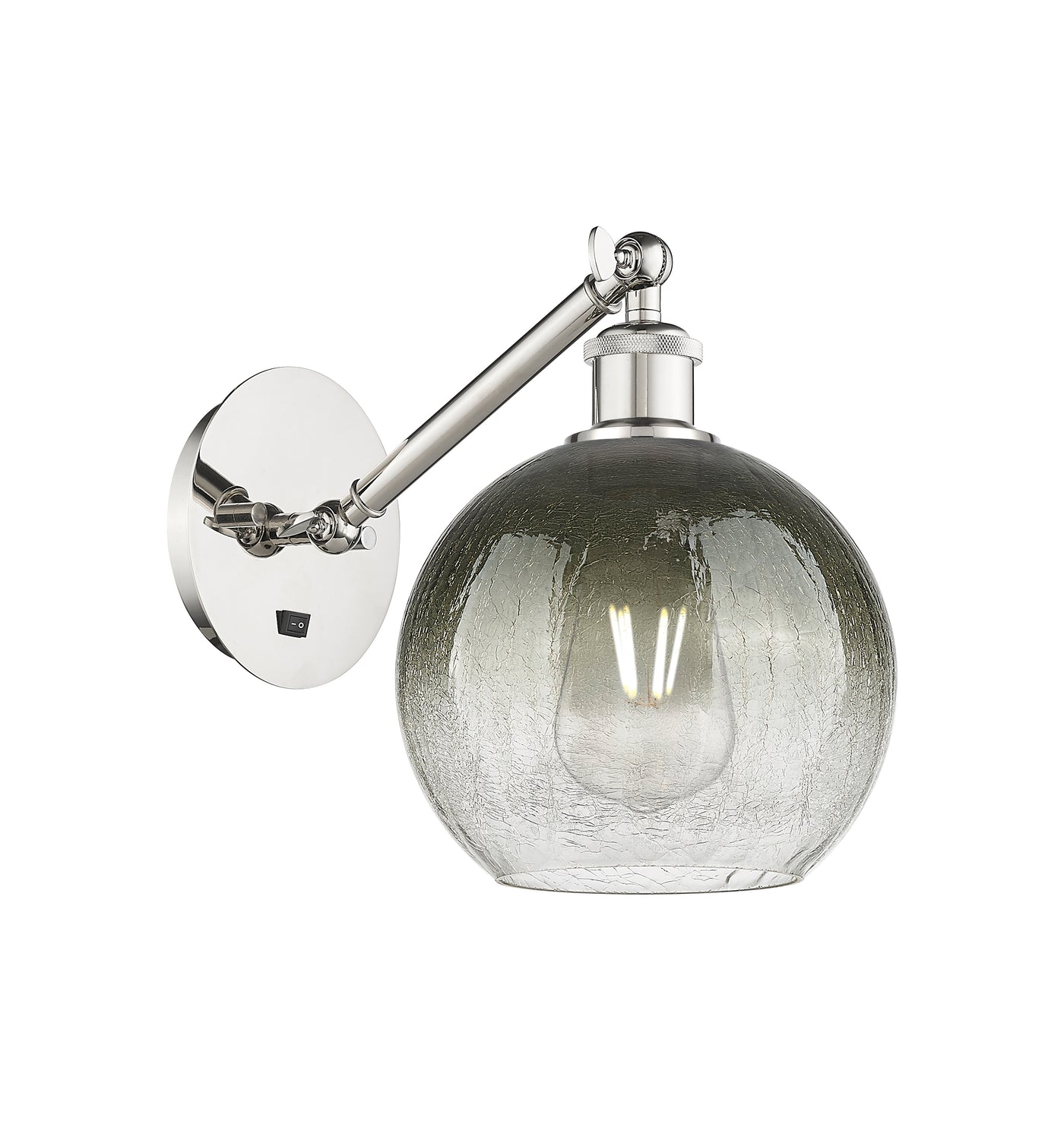 Ballston Sconce Cast Brass Glass Steel
