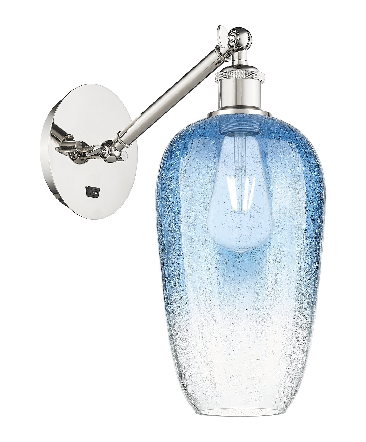 Ballston Sconce Cast Brass Steel Glass