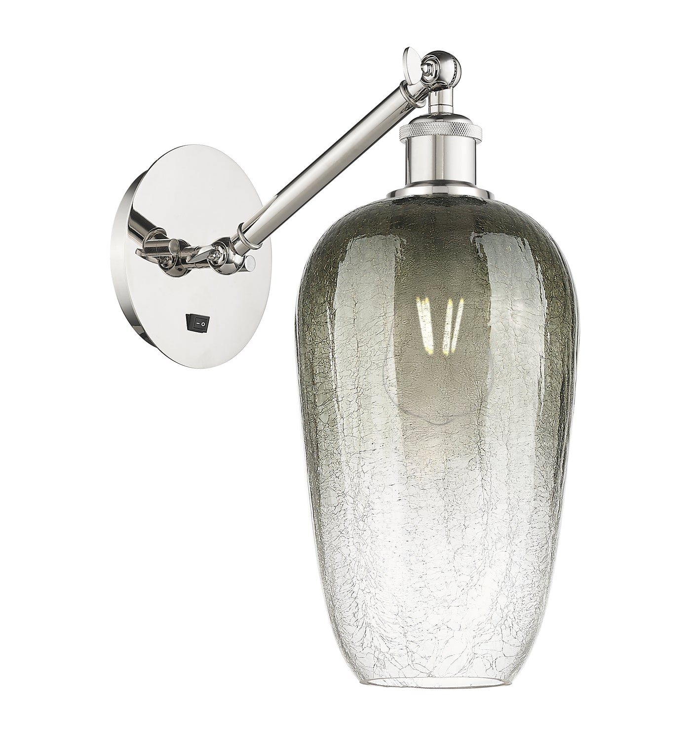 Ballston Sconce Cast Brass Steel Glass