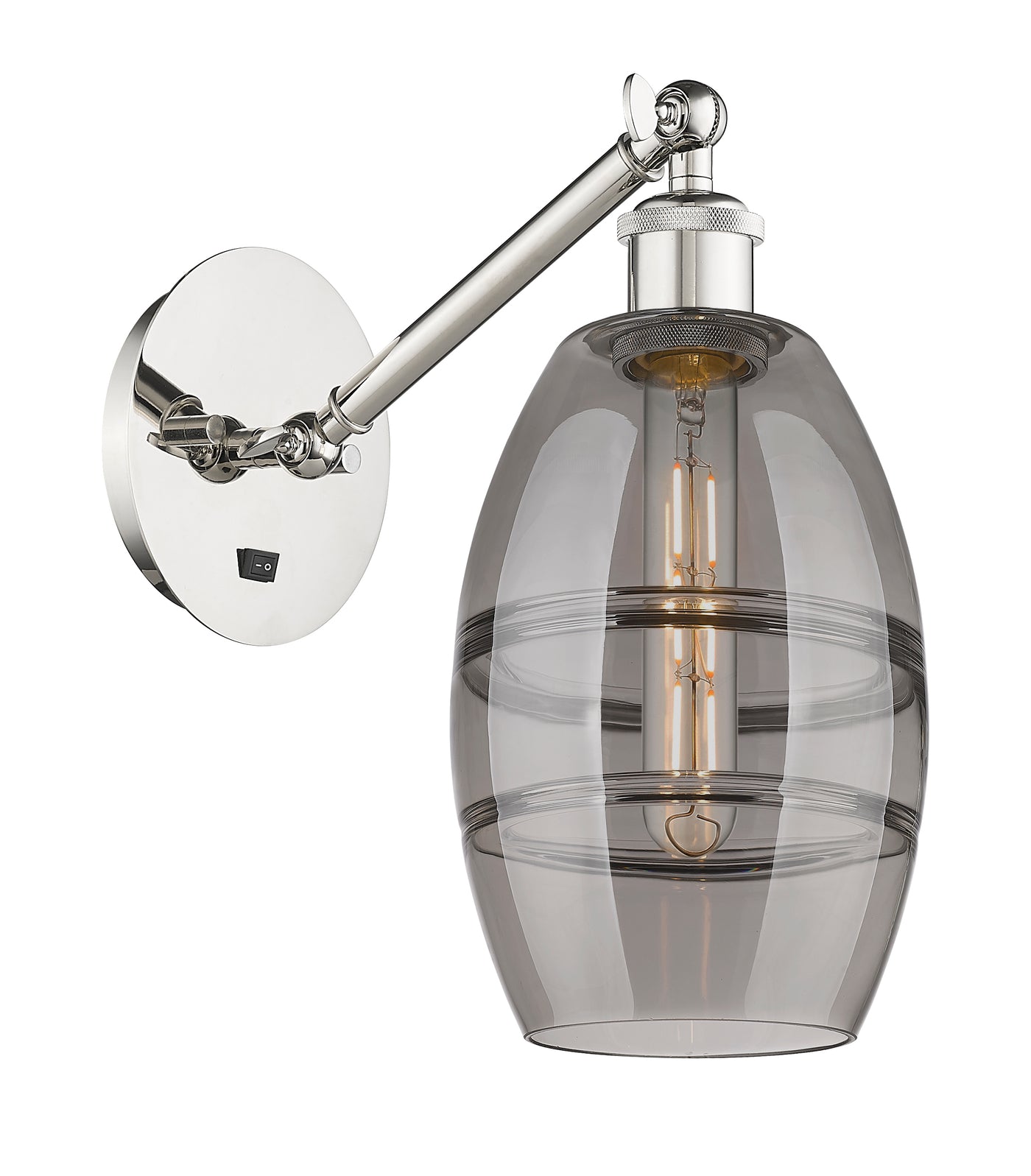 Ballston Sconce Cast Brass Steel Glass