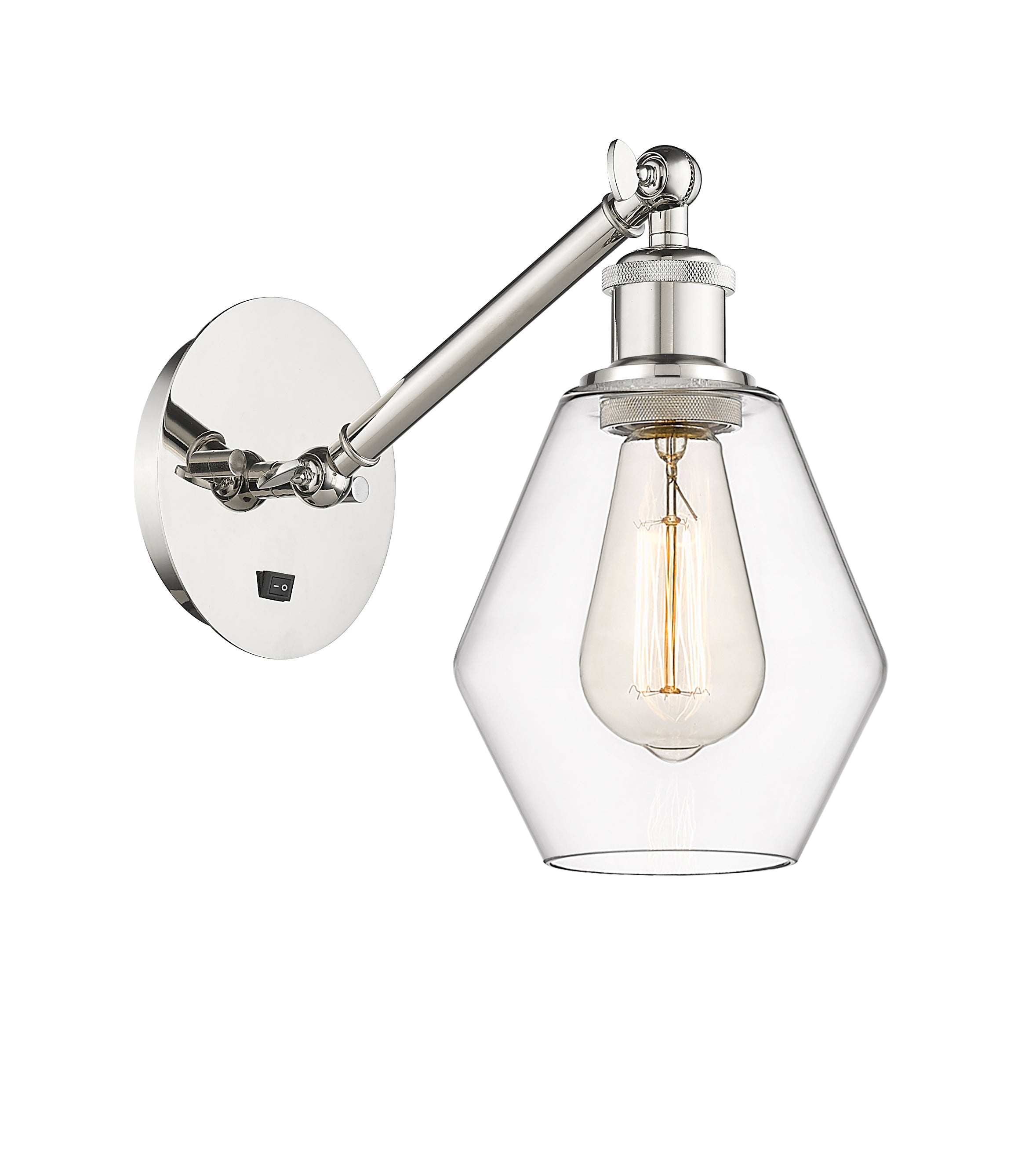 Ballston Sconce Cast Brass Glass Steel