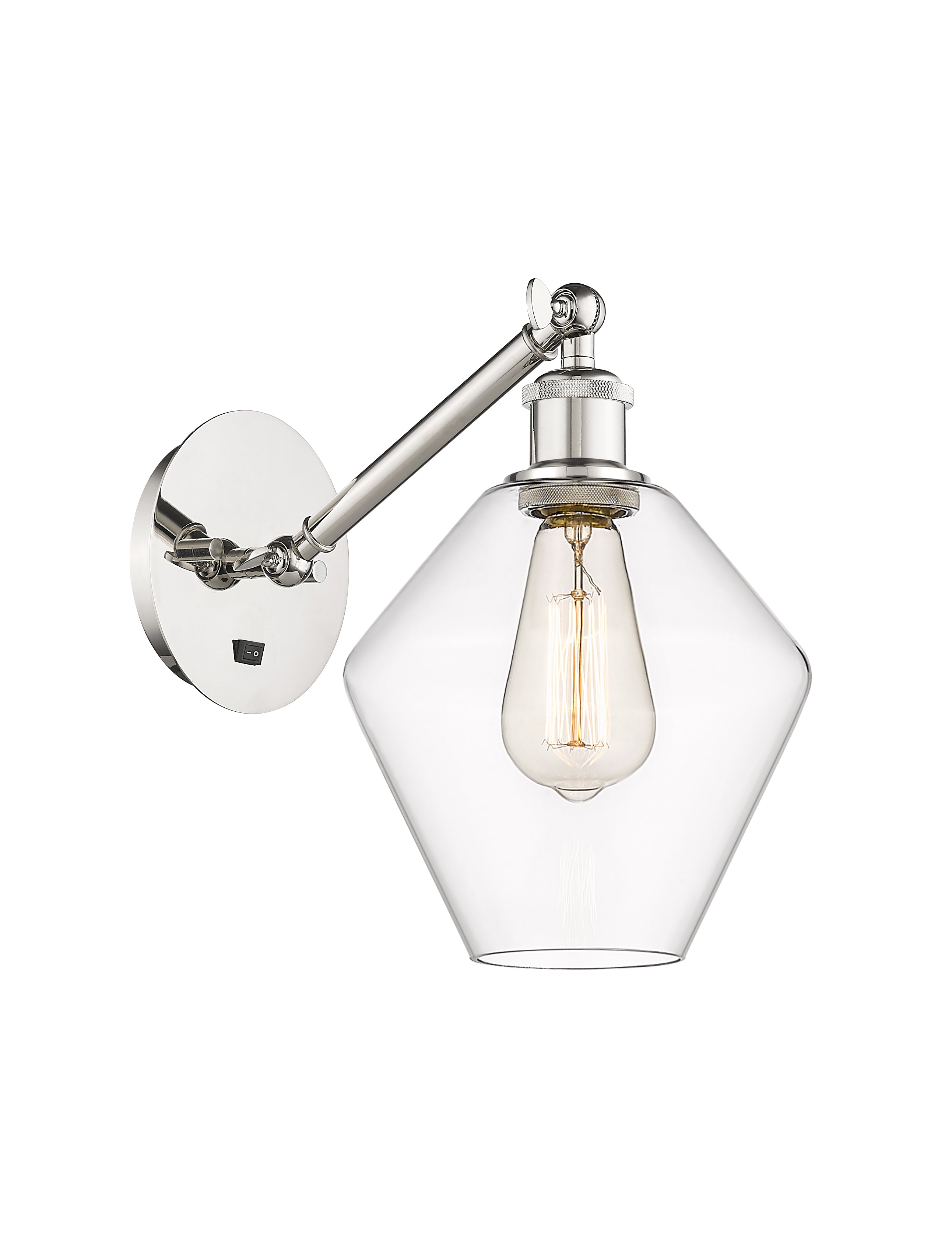 Ballston Sconce Cast Brass Glass Steel