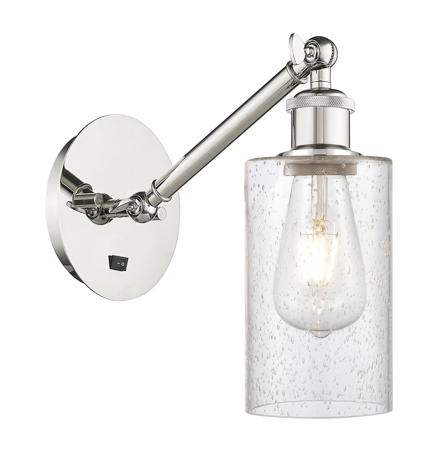 Ballston Sconce Cast Brass Steel Glass