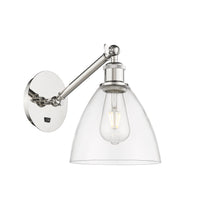 Ballston Sconce Cast Brass Glass Steel
