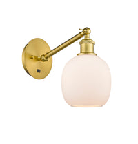 Ballston Sconce Cast Brass Glass Steel