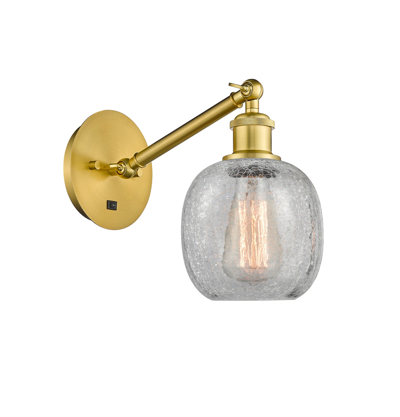 Ballston Sconce Cast Brass Glass Steel