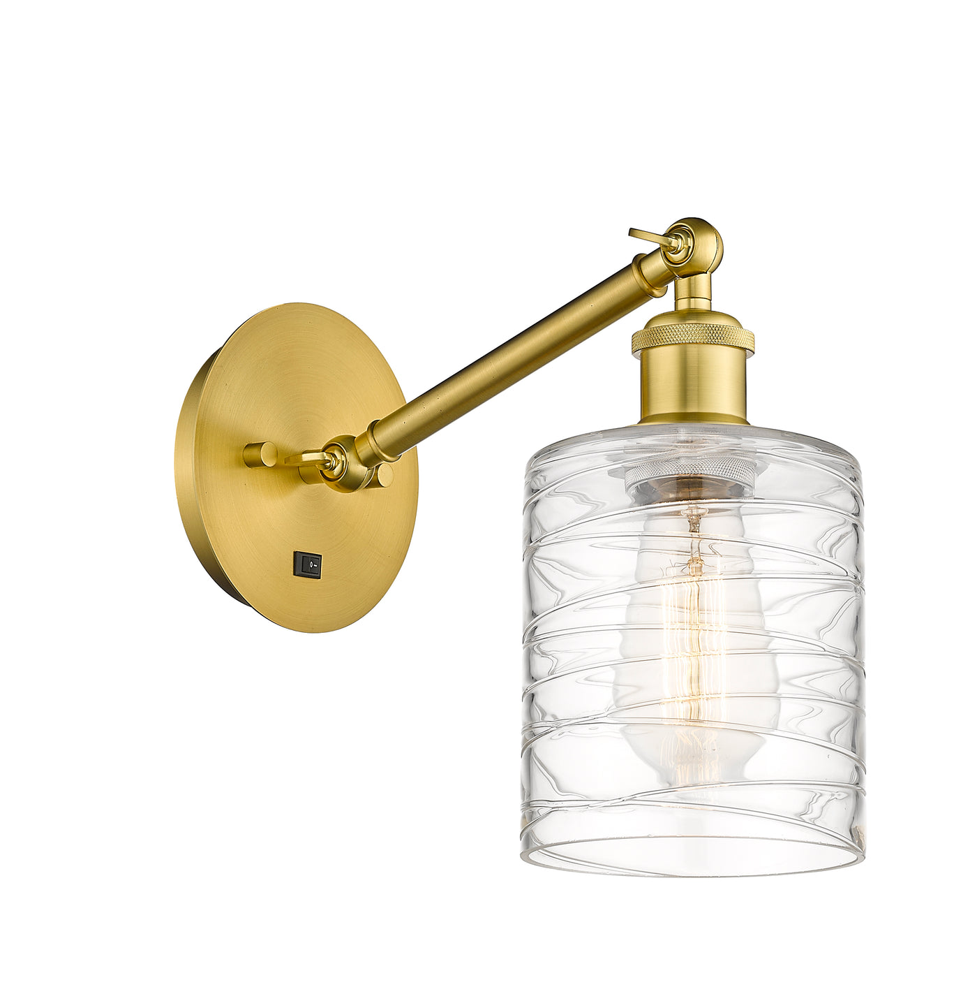 Ballston Sconce Cast Brass 9 Inch