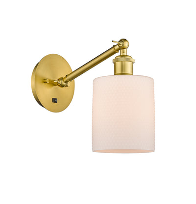 Ballston Sconce Cast Brass Steel Glass