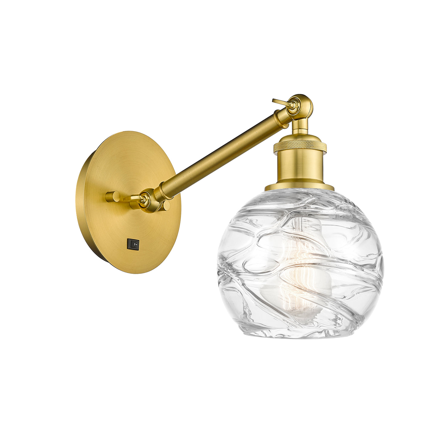 Ballston Sconce Cast Brass Glass Steel