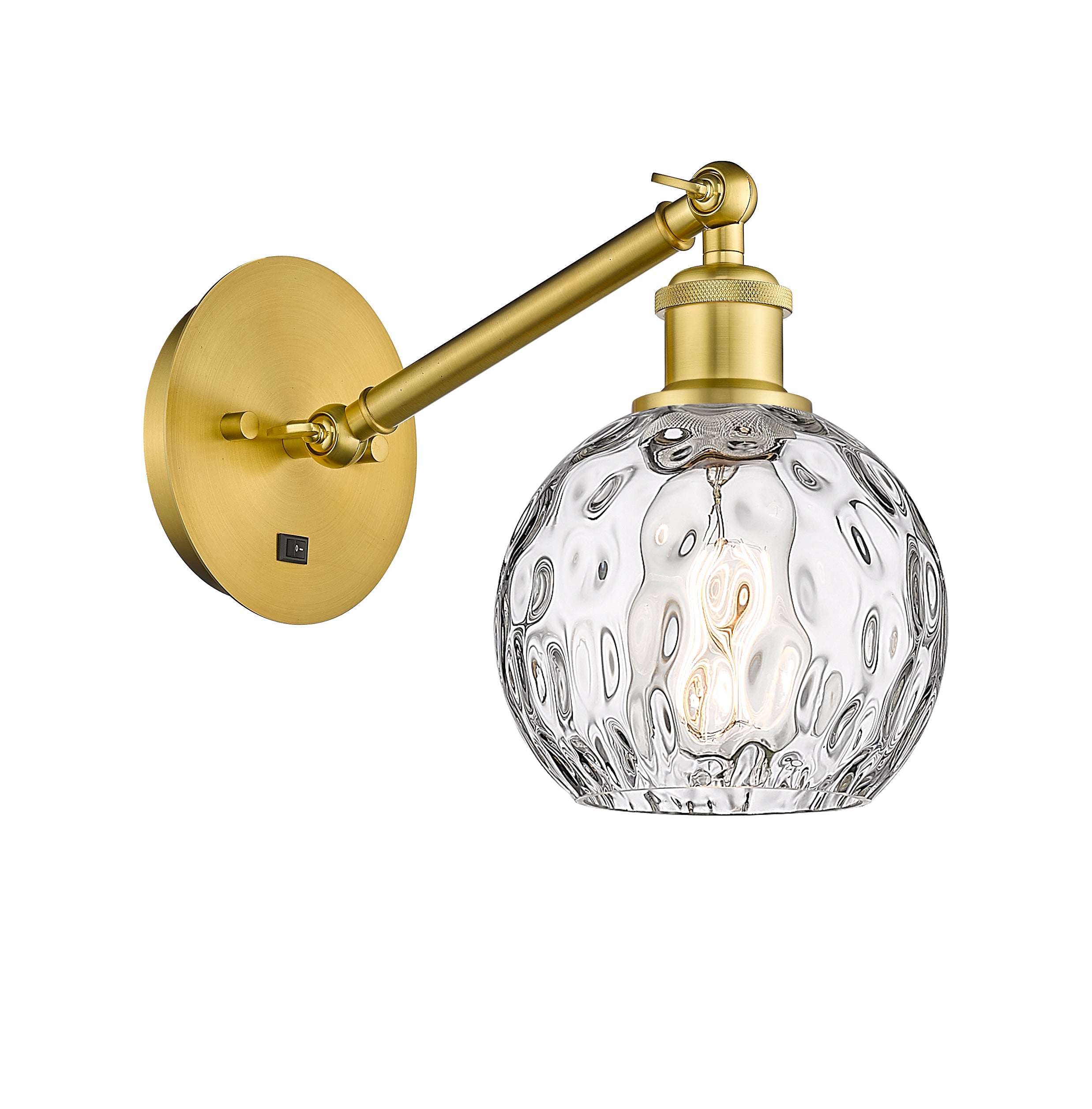 Ballston Sconce Cast Brass Glass Steel