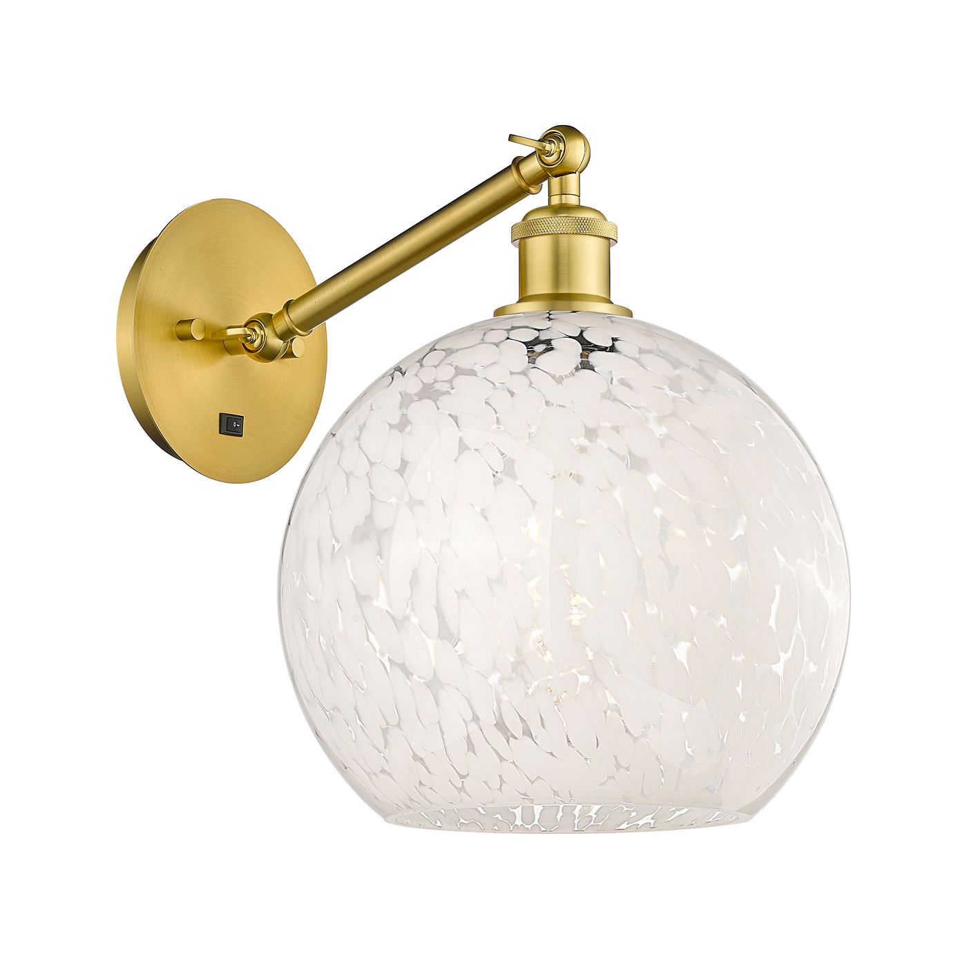 Ballston Sconce Cast Brass Glass Steel