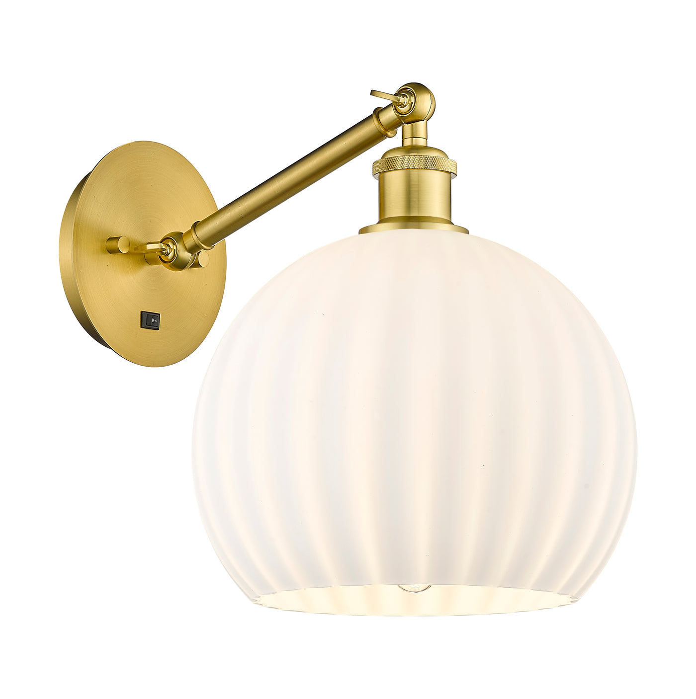 Ballston Sconce Cast Brass 10 Inch Height