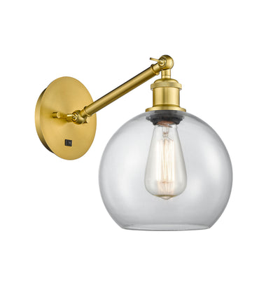 Ballston Sconce Cast Brass Steel Glass