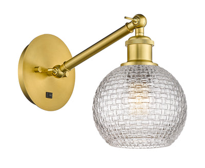 Ballston Sconce Cast Brass Glass Steel