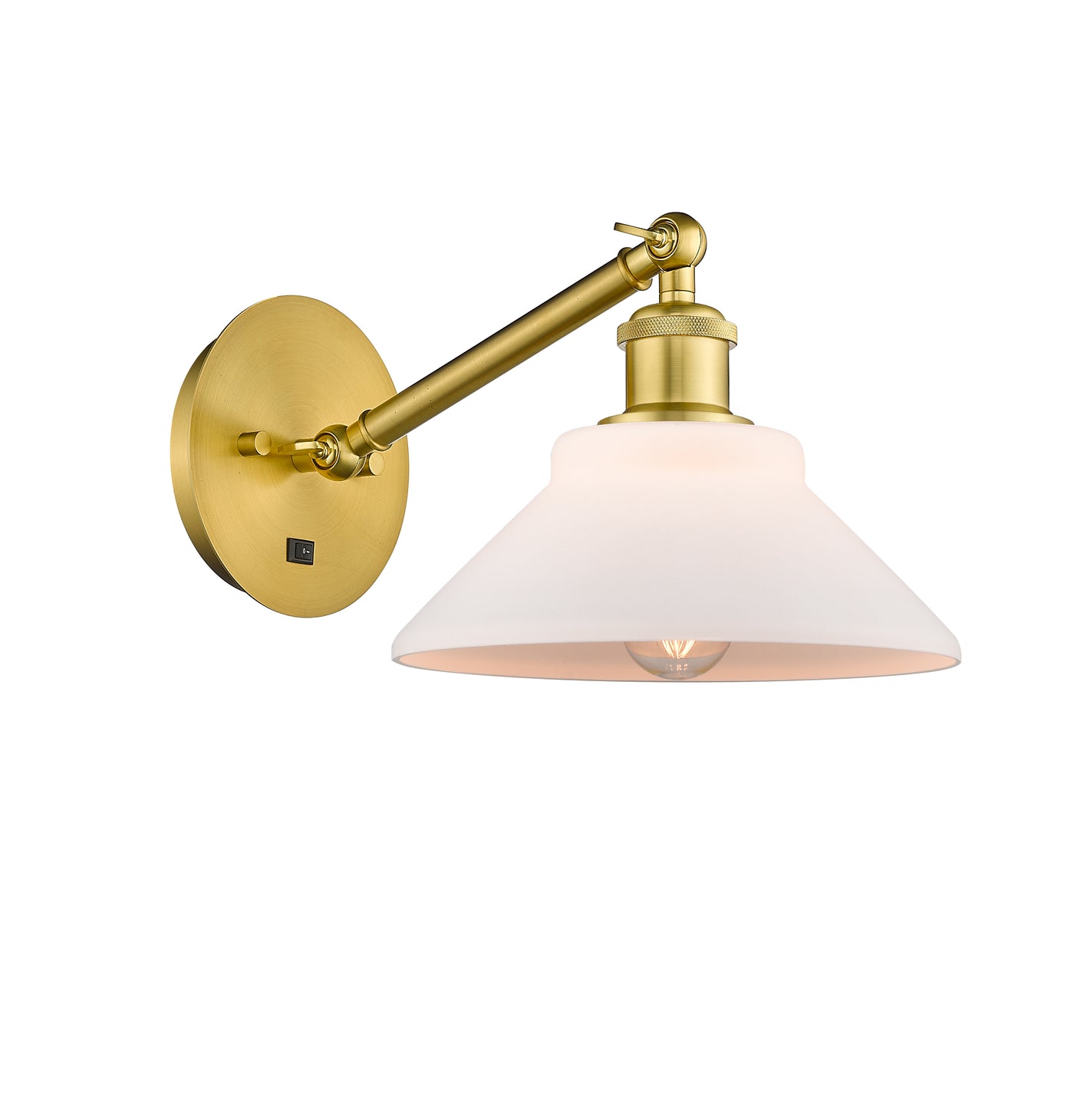 Ballston Sconce Cast Brass 10 Inch