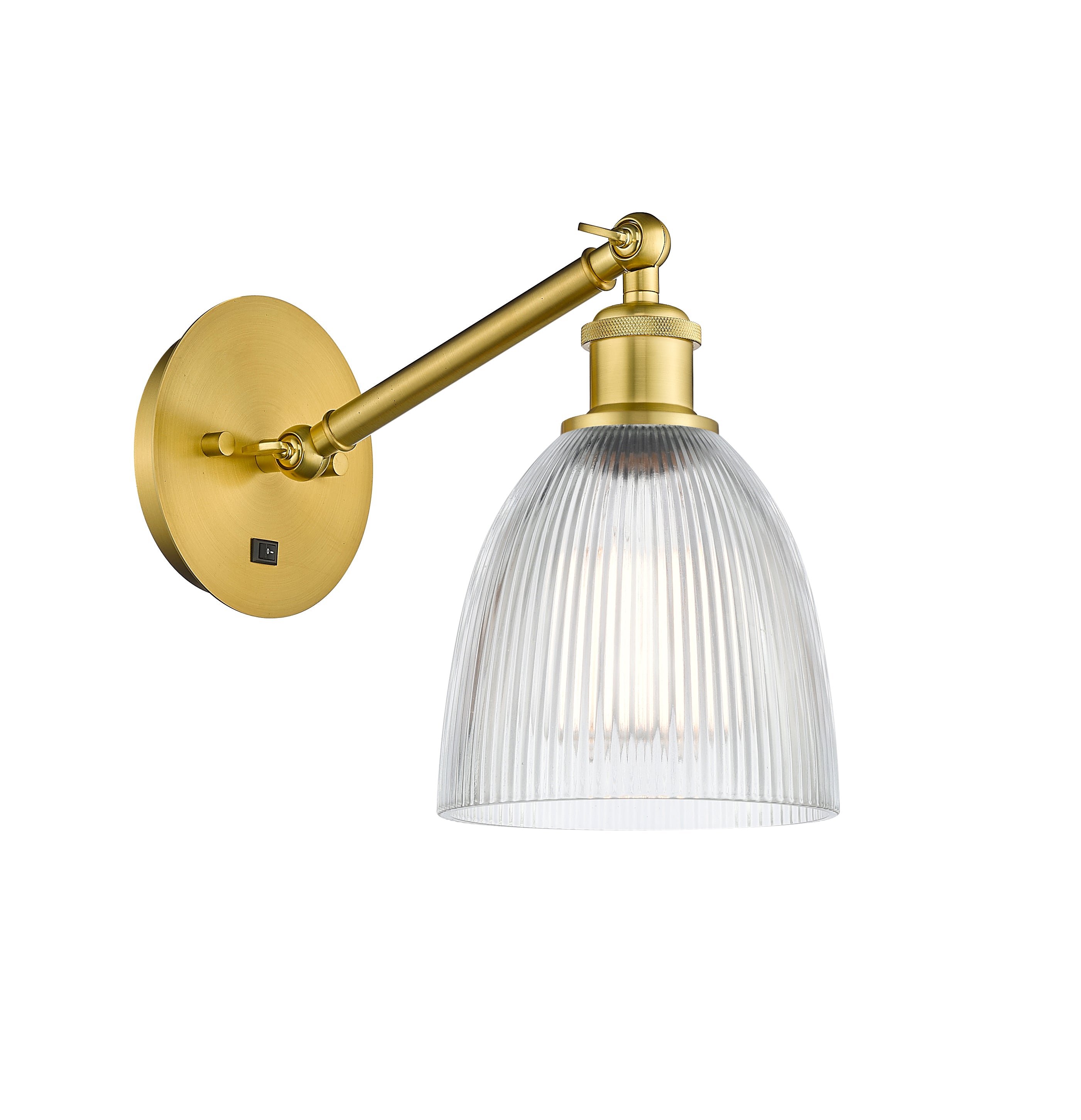 Ballston Sconce Cast Brass 12 Inch