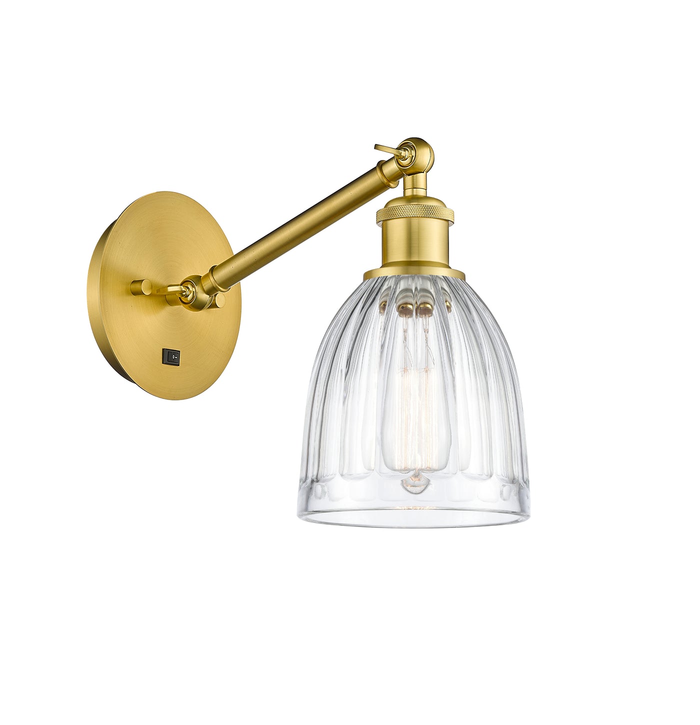 Ballston Sconce Cast Brass 8 Inch