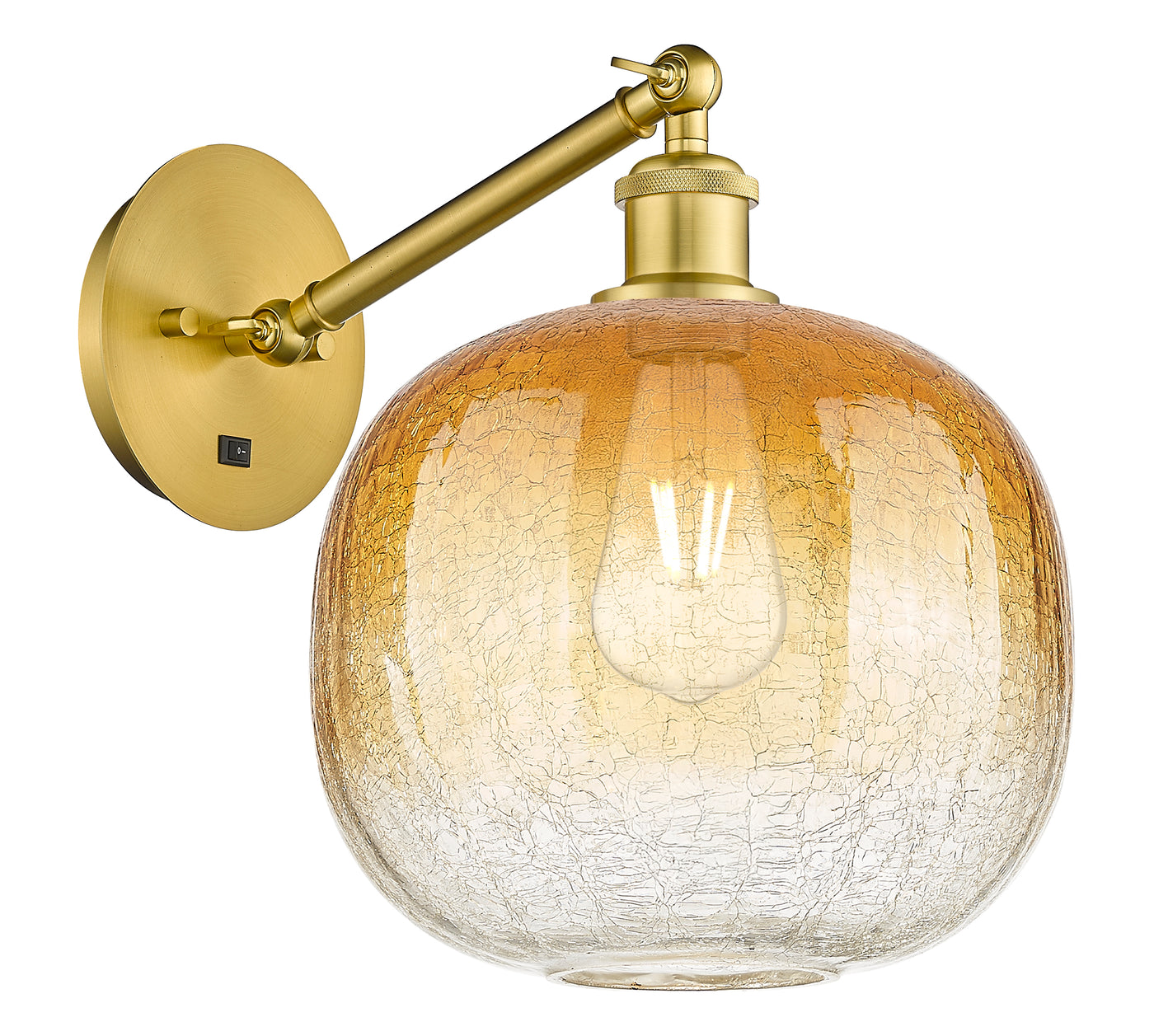 Ballston Sconce Cast Brass Glass Steel