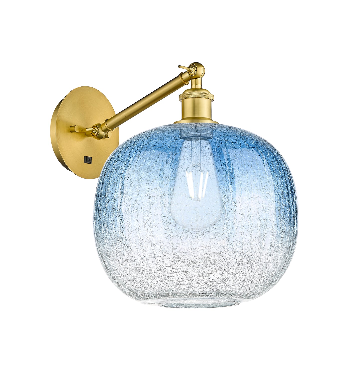 Ballston Sconce Cast Brass Glass Steel