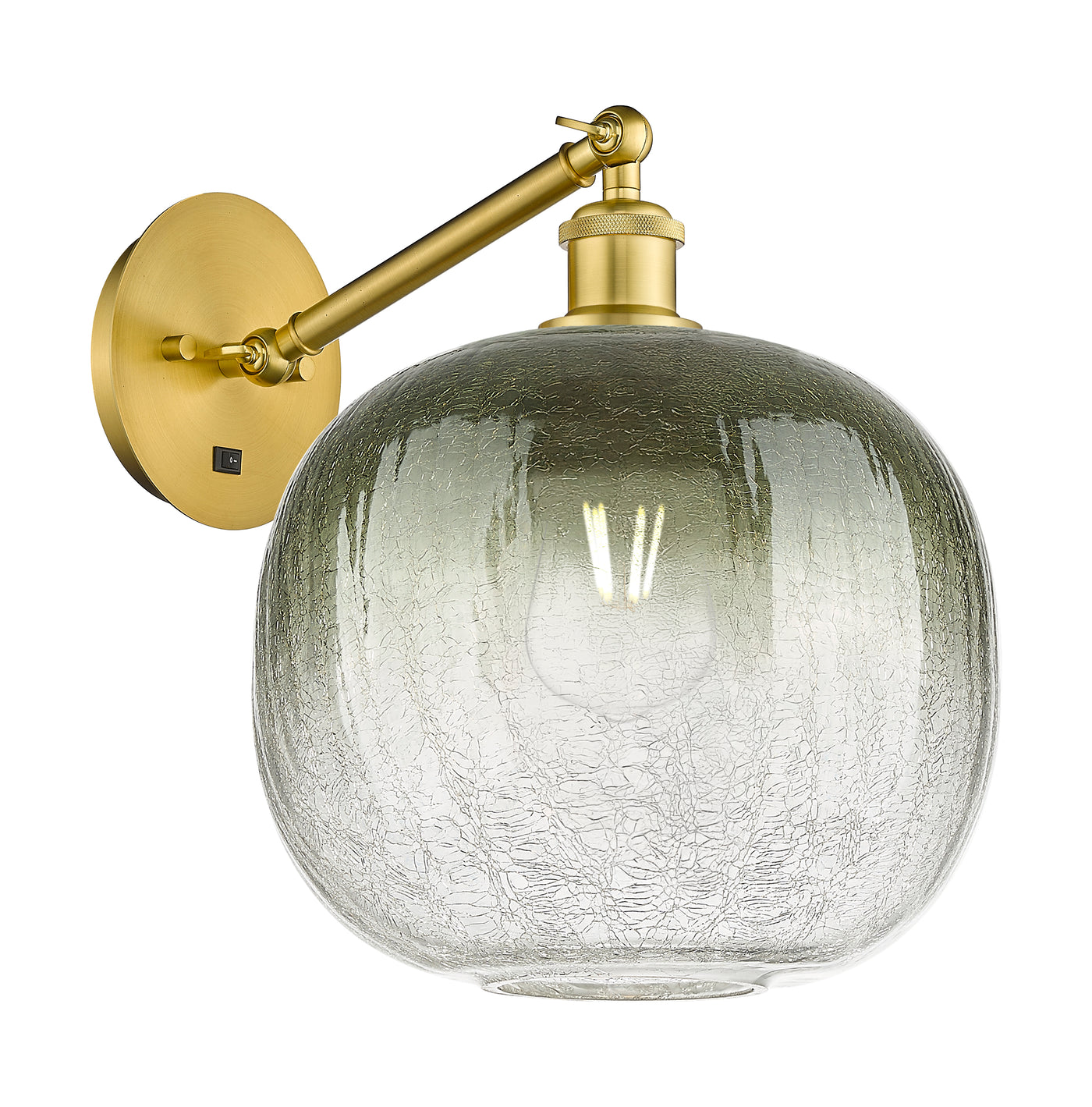 Ballston Sconce Cast Brass Glass Steel